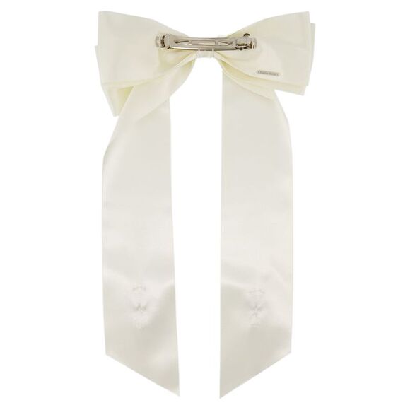 Flower Bow Hair Clip - Simone Rocha - Polyester - Ivory - Picture 2 of 2